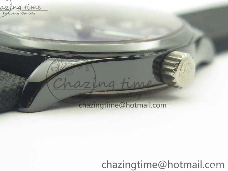 MIROTIME 0125 HighQuality Mark XVIII LAUREUS IW324703 Black Ceramic MKF Best Edition On Black Nylon Strap A 7218